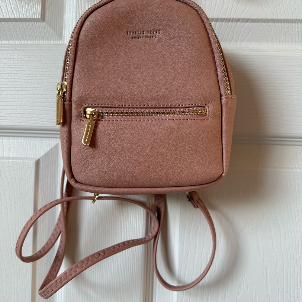 Fossil Pink Mini Backpack